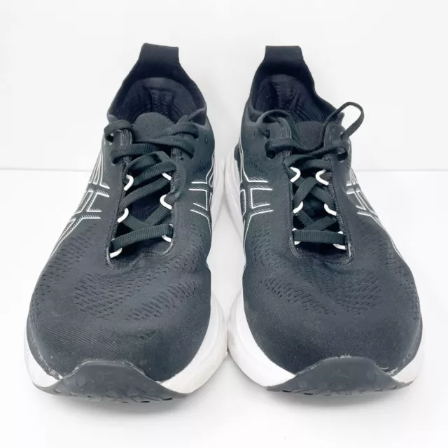 ASICS MENS GEL Nimbus 25 1011B547 Black Running Shoes Sneakers Size 9.5 ...