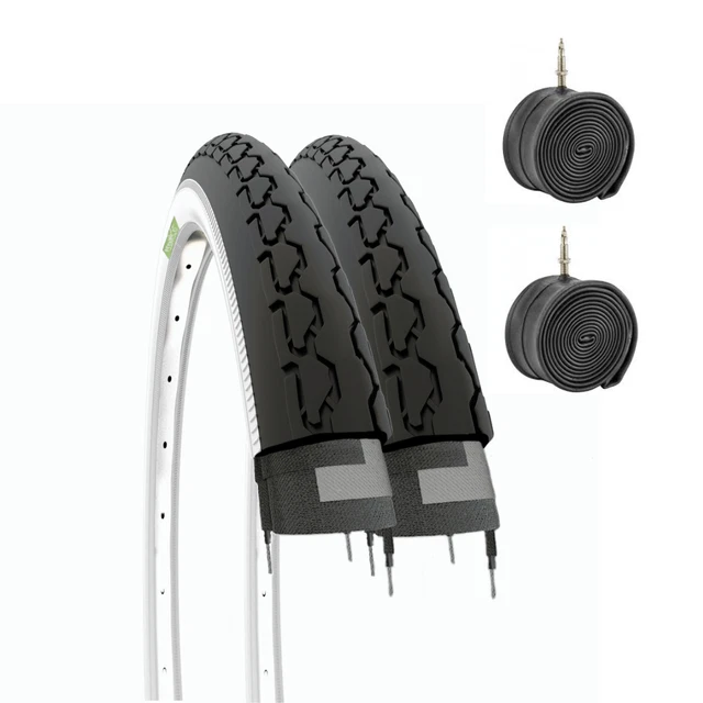 Pneumatico Per Bicicletta 26 "X 3.0 SLICK WHITE WALL O ALL BLACK BEACH - Foto 5