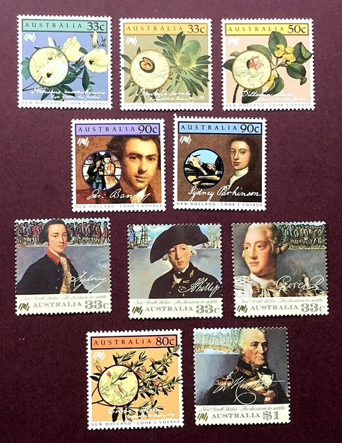 AUSTRALIA 1986 - BICENTENARY 4th & 5th SERIES - FULL STAMP SETS - MNH