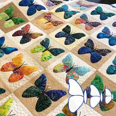 Plantillas de mariposa acrílico bebé edredón mariposa edredón decoración del hogar