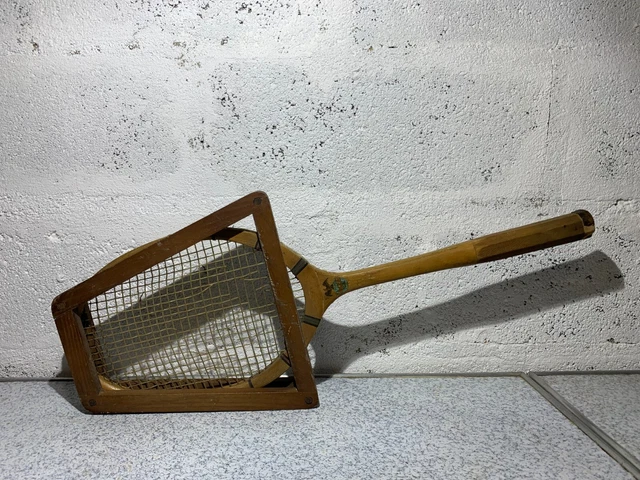 ANCIENNE RAQUETTE DE Tennis En Bois Très Rare Geo G BUSSEY EUR 100,00