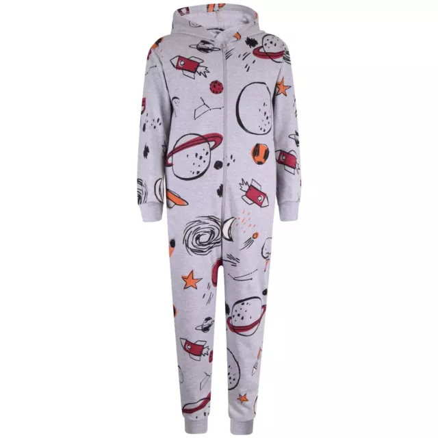 A2Z Onesie One Piece Kids Pyjamas Sleepsuit Rocket Spaceship Costume Girls Boys