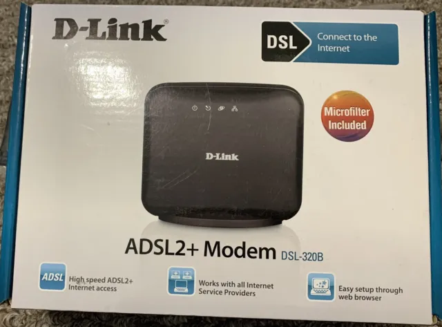 D-Link ADSL2+Modem DSL-320-B