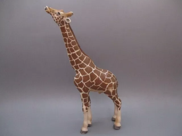 Schleich Wild Life, Giraffe, 14389, Giraffenbulle fressend, 2008, guter Zustand