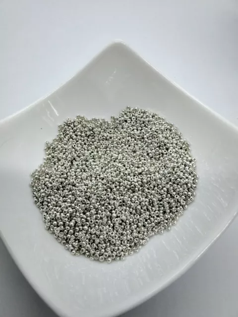 25gr Miyuki Seed Beads 11/0 Galvanized Silber Japanische Perlen TopQualität