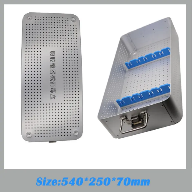 Laparoscopy Disinfection Box Endoscope Sterilizer Case Sterilize tray 540*250*70