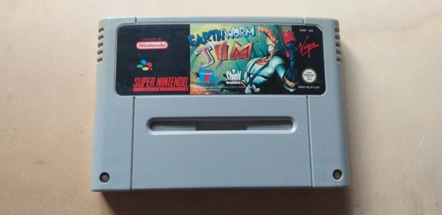 Earthworm Jim  - super nintendo , snes (loose)