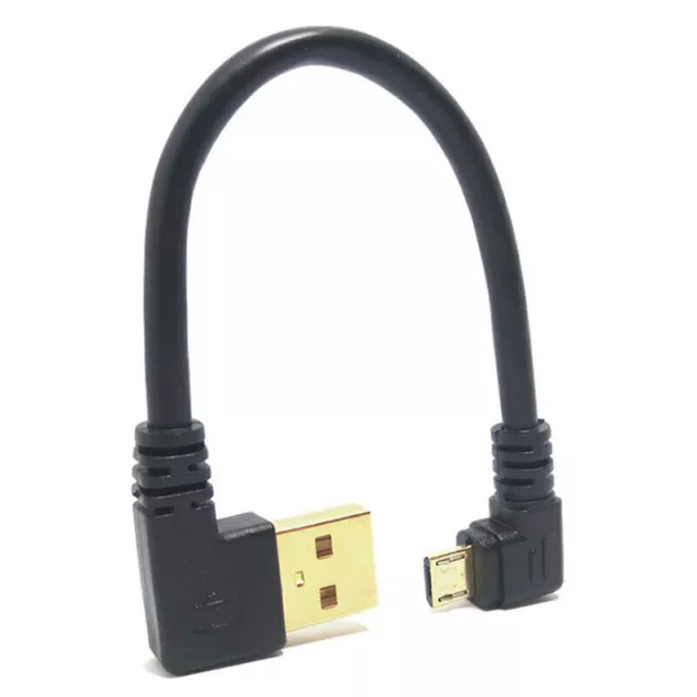 90 degree Right Angle Micro USB to Left Angle USB A U4D7 V1I4 Sync✨ Z5 T1H I0B2