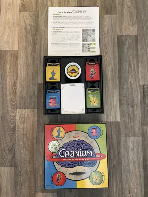 CRANIUM : THE GAME FOR YOUR WHOLE BRAIN-Complete (except Need New Clay)