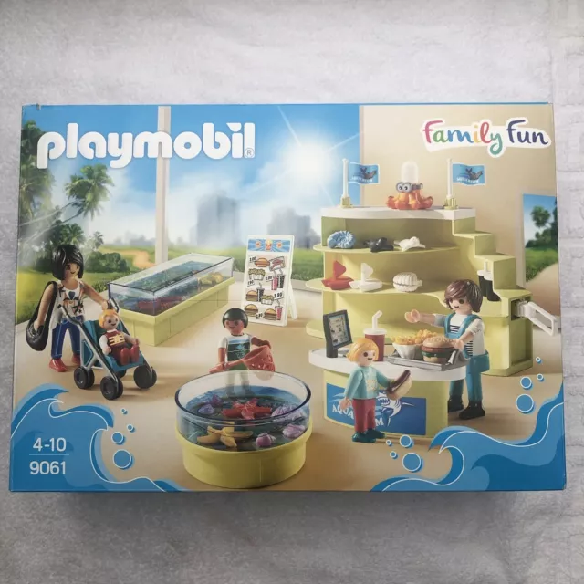 Playmobil Family Fun 9061 Aquarium-Shop Fische Spielzeug Spielset