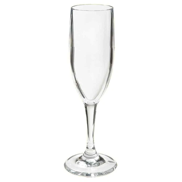 G.E.T. SW-1401-1-SAN-CL Clear 6 Oz. Champagne Glass - 24 / CS
