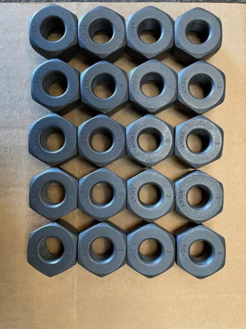 M54, M809, M939 Front Axle Lug Nuts, Set Of 10 Right & Left  Hand Thread 20 Tot.