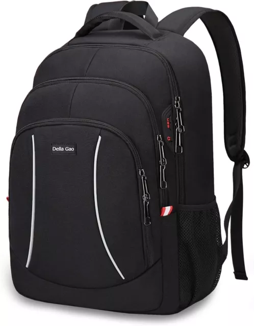 Laptop Backpack Mens Womens Lightweight School Travel 15.6 Inch Laptop Bag