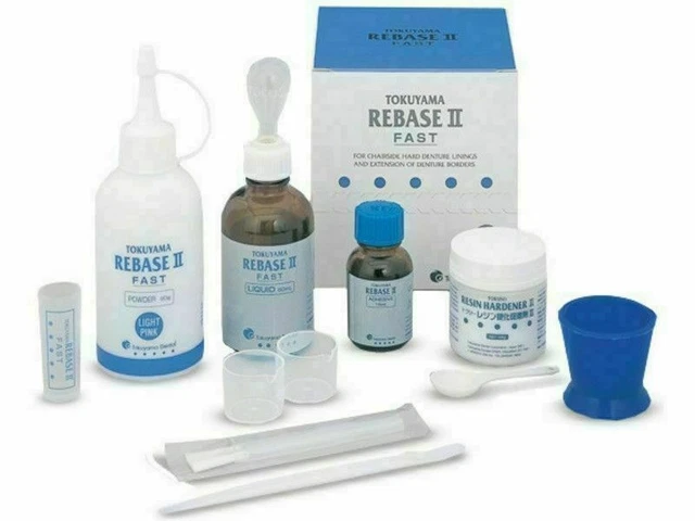 Tokuyama Rebase II Fast Dental Chairside Hard Denture Reline Material 2