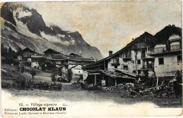 CPA Village alpestre - Usines au Locle (Suisse) et MORTEAU (183317)