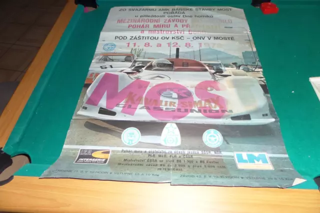 Motorsportplakat Interserie MOS 1979  / A28