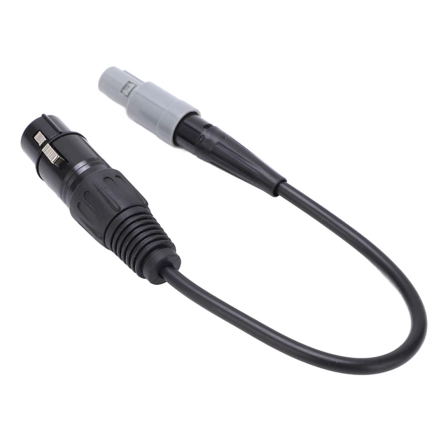 Aviation Headset Adapter 6pin LEMO To 5pin XLR High Density Sponge Helicopte FD5