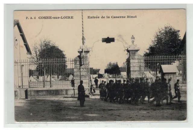 58 Cosnes Sur Loire #10558 Entry From The Binot Barracks Nâ° F.a. 4