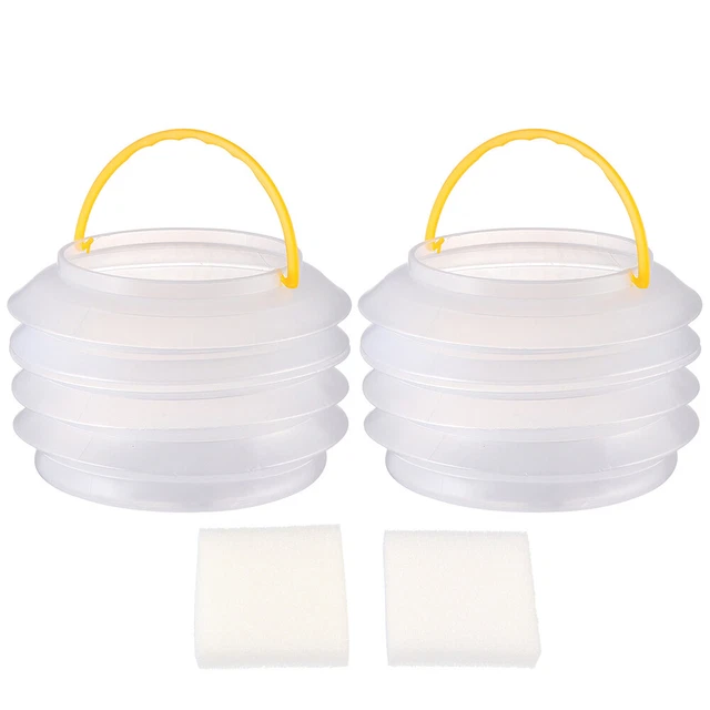 Cubo plegable a escala cubo de arena plegable cubo de plástico para niños