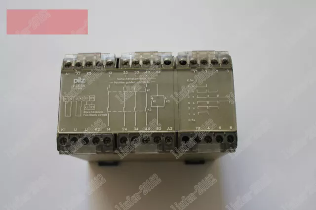 1pc used pilz safety relay PZE5V