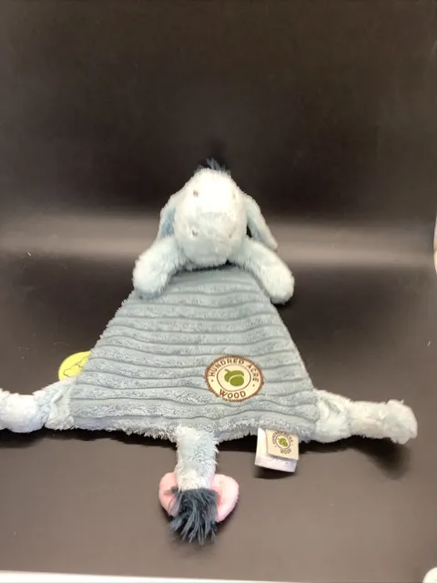 Disney Classic Winnie The Pooh Plush Nursery Baby Comfort Blanket Eeyore