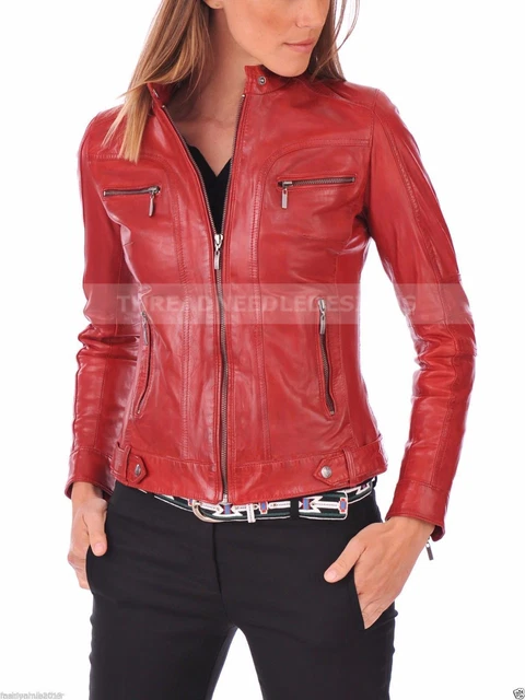 Veste En Cuir D'agneau Beige Oakwood - Modèle CIRCUS - Slim Fit - Neuf Avec étiquettes
