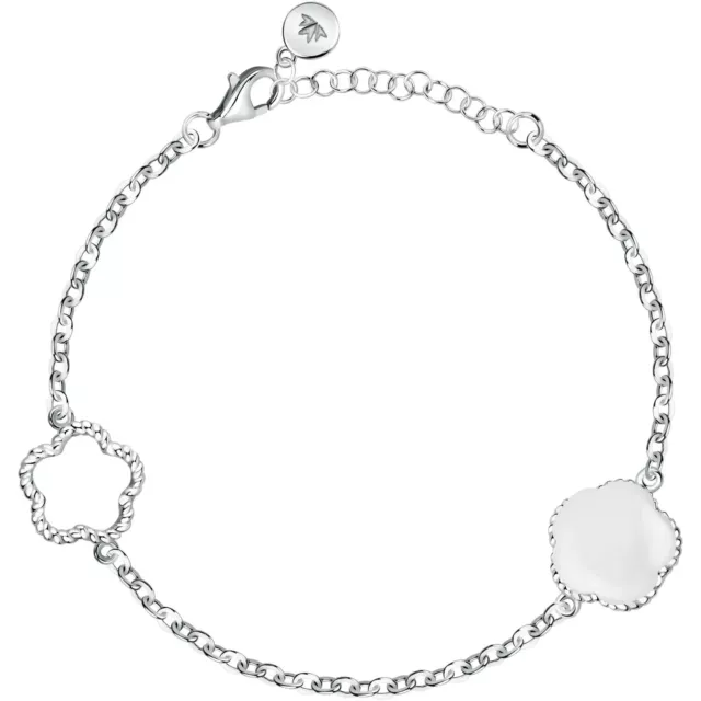 Bracciale Donna Argento 925 Morellato,Collezione Natura,Sato08,Fiore Bianco