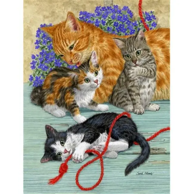 Carolines Treasures ASA2150GF Cats Flag Garden Size