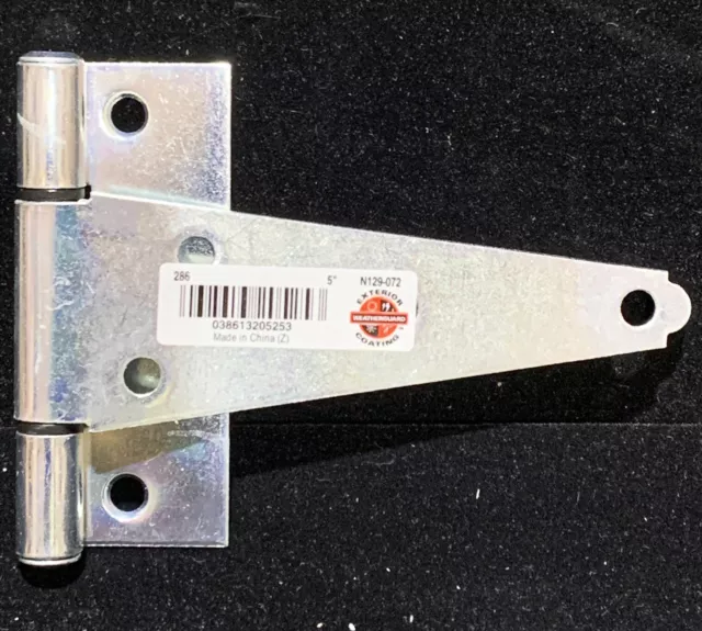 National 5 In. Zinc-Plated Steel Heavy-Duty Tee Hinge N129072
