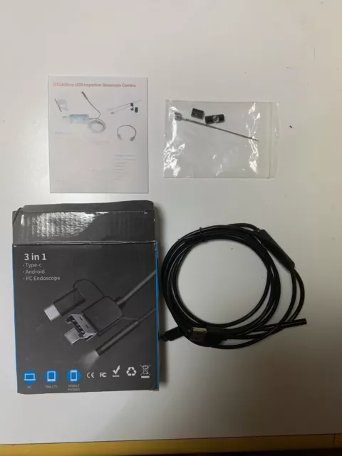 Kit Telecamera Endoscopica Boroscopica Android/PC + Stetoscopio