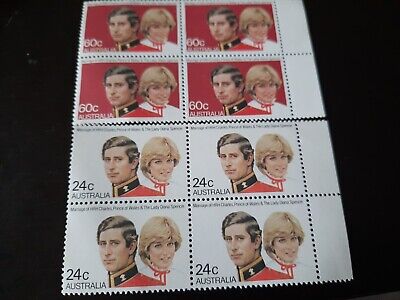 Marriage Of Prince Charles Lady Diana 2 X Stamp Packs, Fdc & 2 Blocks Of 4 Photo 2
