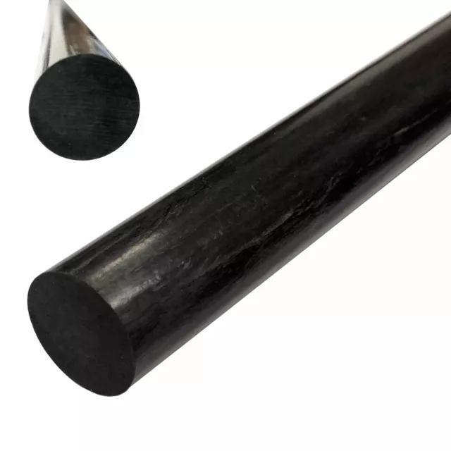 2mm x 1000mm - Carbon Fiber Round Solid RODS - High Strength for RC Hobbies