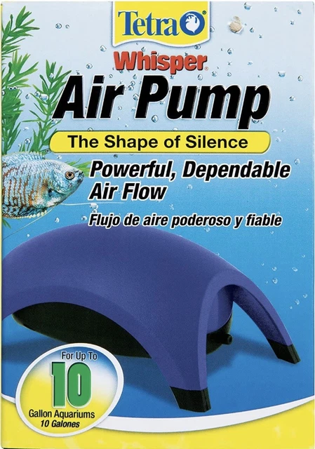Tetra Whisper Easy to Use Air Pump for Aquariums Up to 10-Gallons