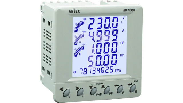 MULTIFUNKTIONSMESSGERÄT 3F LCD EIA-485 MFM384-C-CU-G /T2DE EUR 281,38 ...