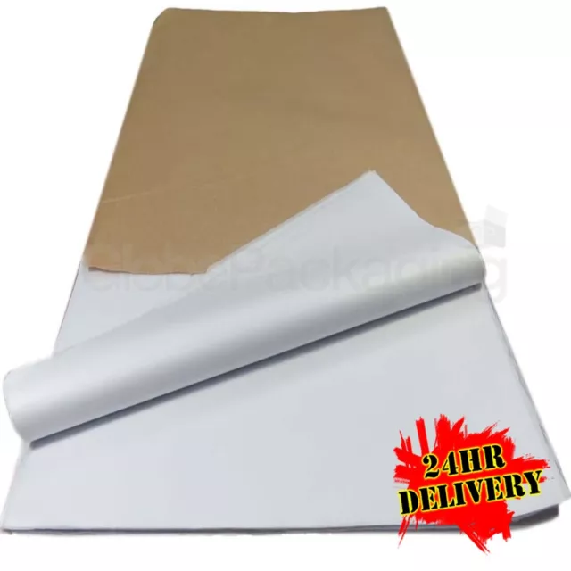 1000 SHEETS OF WHITE ACID FREE TISSUE PAPER 450x700mm