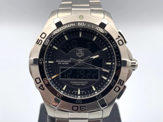TAG HEUER Aqua Racer Black CAF1010.BA0821 Stainless Steel