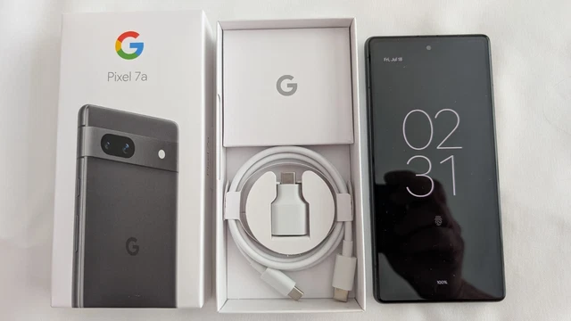 GOOGLE PIXEL 7A 128 gb, Charcoal, Unlocked - Like New