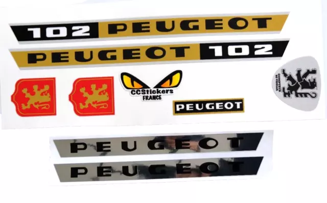 kit autocollant peugeot 102 REF:MOB102