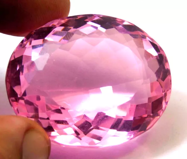 182,90 quilates piedra preciosa suelta rosa grande corte ovalado de kunzita @ventas de Año Nuevo