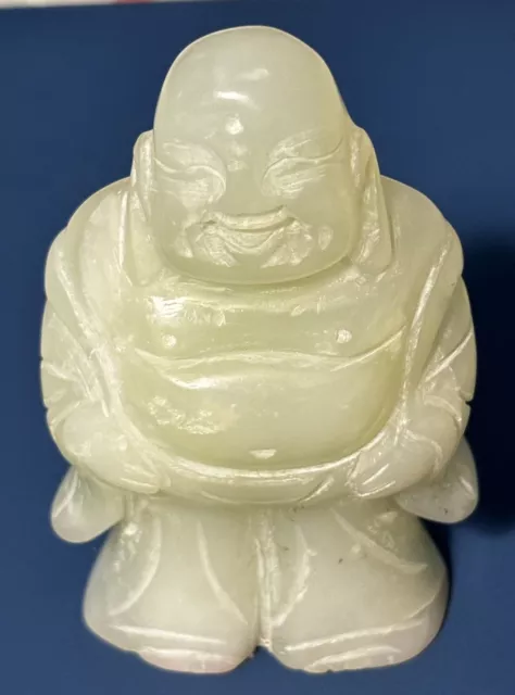 Antique Chinese Jade Carved Buddha