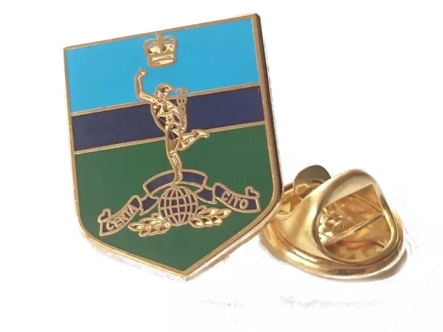 Royal Corps of Signals Lapel Pin Military Shield Badge