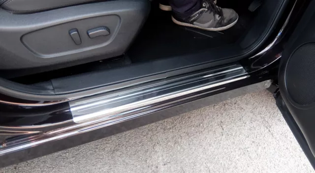 LOCKWOOD STAINLESS SILL Protectors Kick plates For Nissan
