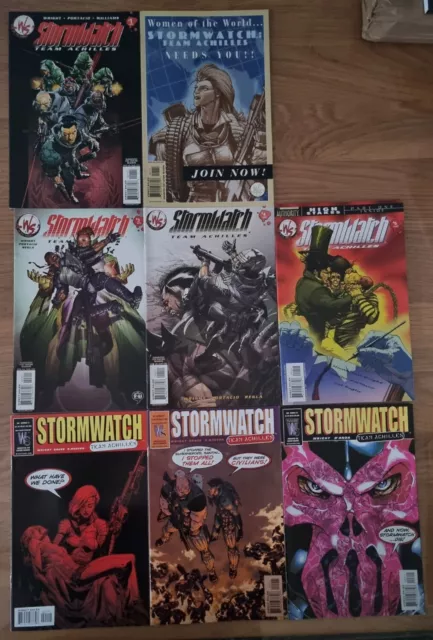 Stormwatch Team Achilles (2003) Issue 01A  01B, 03, 04, 09, 21, 22 And 23