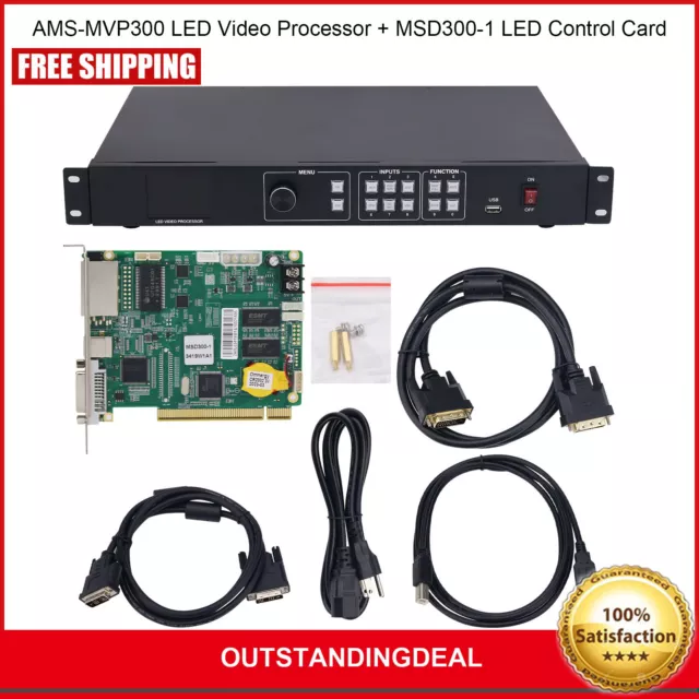 AMS-MVP300 Full Color LED Video Processor + MSD300-1 LED Display Control Card SZ