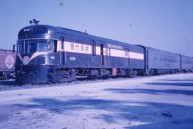 Duplicate Train Slide Seaboard Doodlebug #2025 05/1959 Raleigh N. Carolina