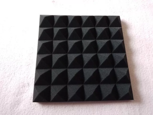 Acoustic Wall Studio Sound Proofing Panels Insulation Foam Pads 30x30 cm 12 New