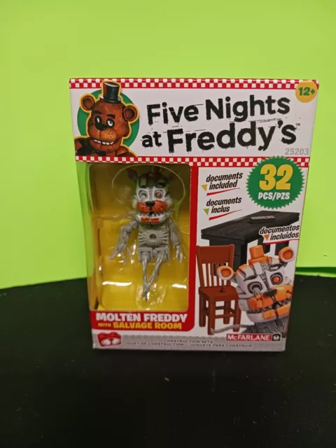 McFarlane Five Nights At Freddy's Molten Freddy Salvage Room Building Set  #25203