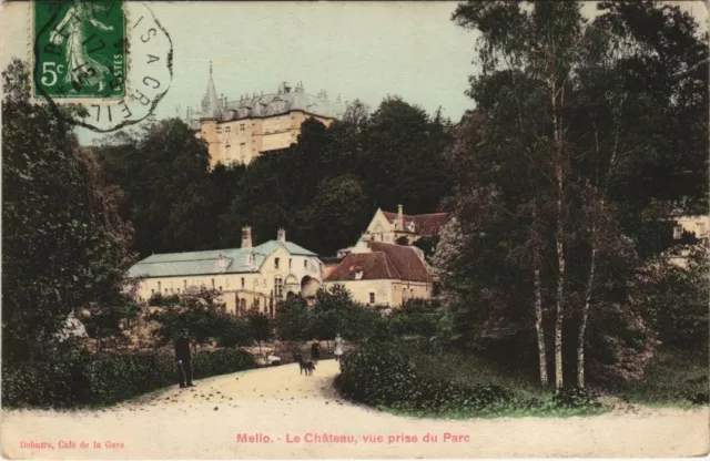 CPA MELLO - Le Chateau - vue Prise du Parc (130140)