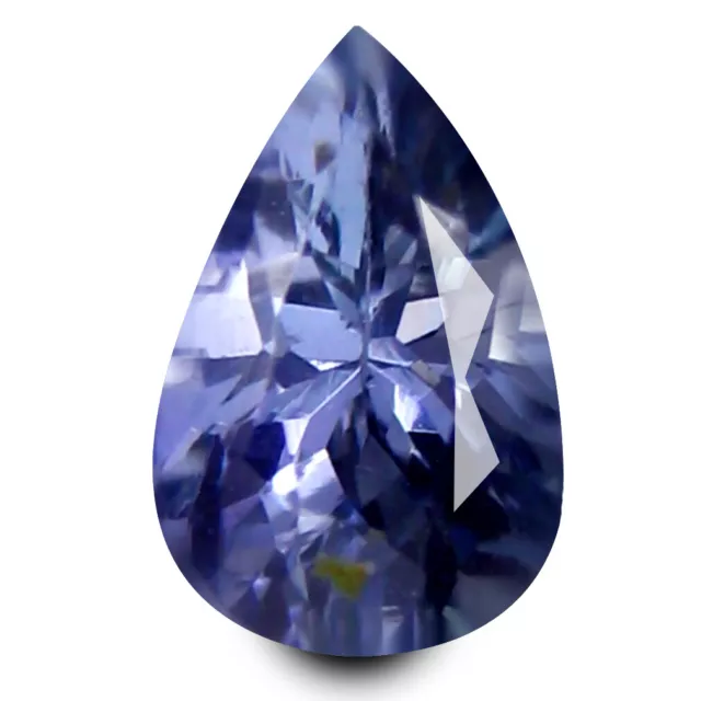 0.62 ct AAA Spectacular Pear Shape (7 x 4 mm) Bluish Violet Tanzanite Gemstone