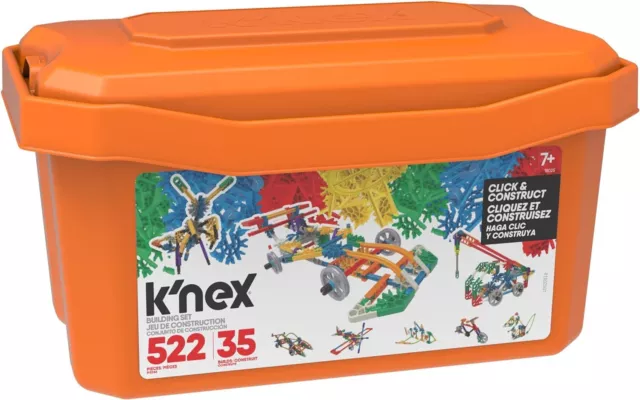 K'NEX   Click and Construct Value Building Set with Storage Tub   Educational To 3